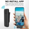 Lapel wireless microphone